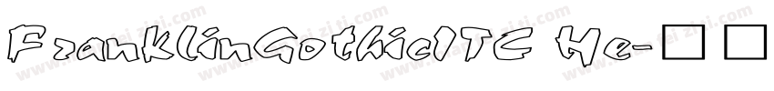 FranklinGothicITC He字体转换